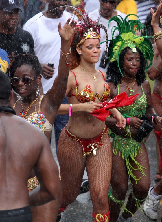 Rihanna Kadooment Day Parade In Barbados VIDEO Rihanna August 2 2011 