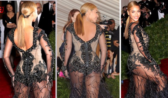 Beyonce in hot seethrough dress at 2012 Met Art Museum of Art Costume Gala