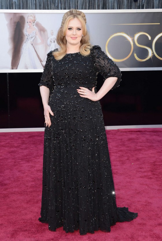 Adele - Oscars 2013 -03