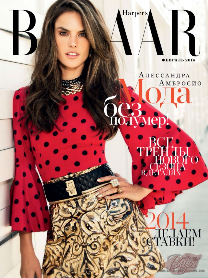 Alessandra Ambrosio: Harper s Bazaar by Bleacher & Everard (Russia February 2014) -03
