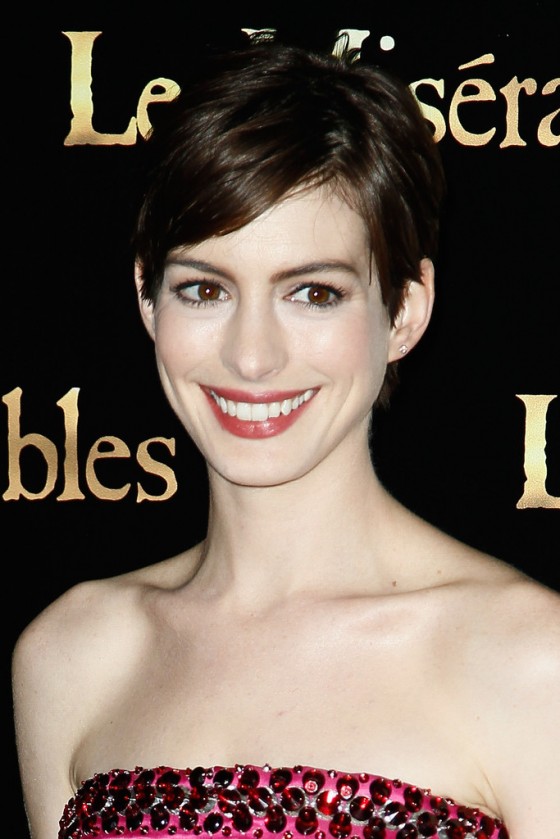 Anne Hathaway at Les Miserables premiere in Paris-12