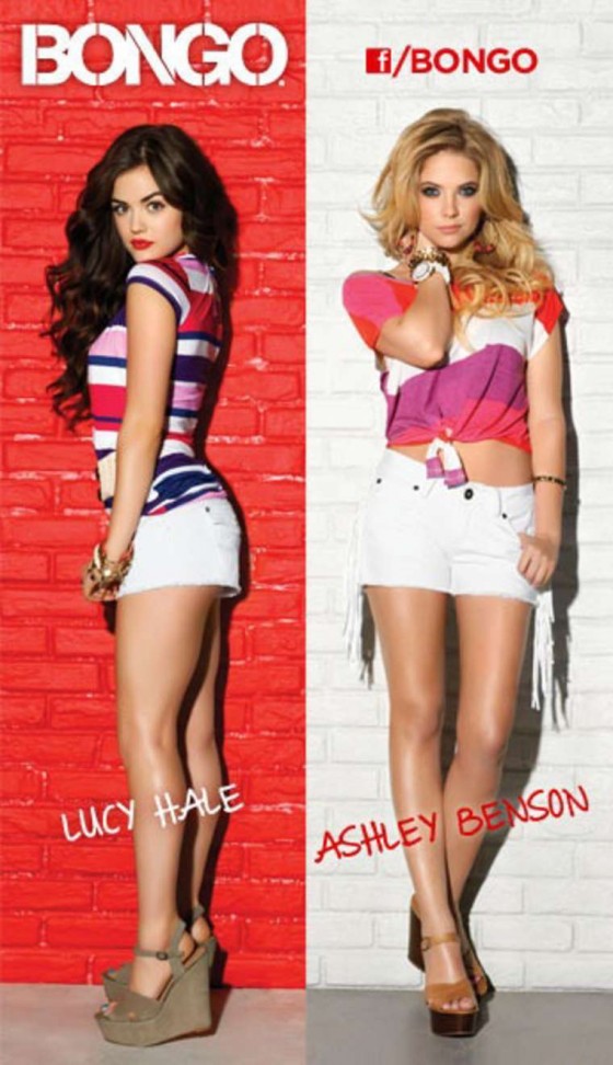 Ashley Benson and Lucy Hale – Bongo Jeans Ads -28