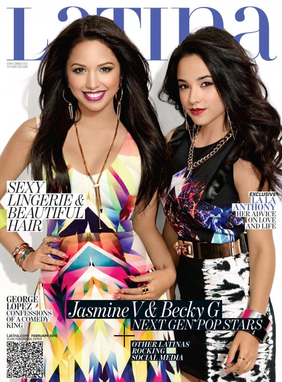 Becky G and Jasmine V – Latina (Feb 2014) -07