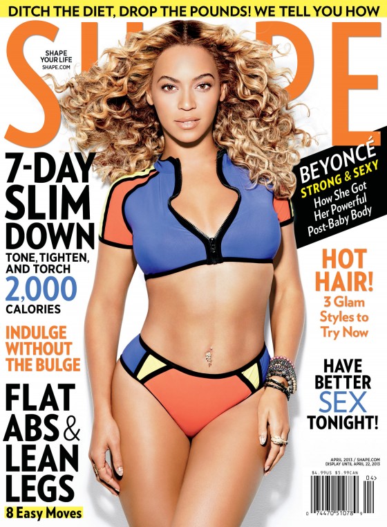 Beyonce – Shape Magazine – April 2013 -02