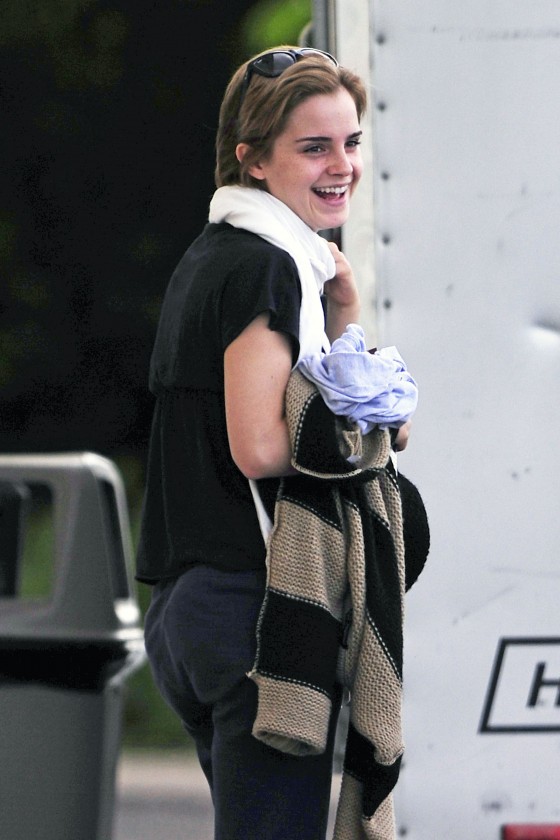 Emma Watson Pittsburgh Candids on May 22
