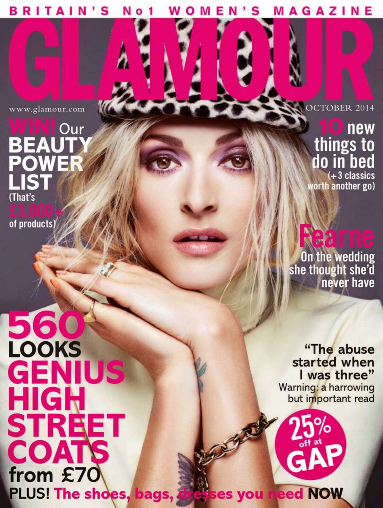 Emma Stone covers Glamour UK February 2013 in a floral 