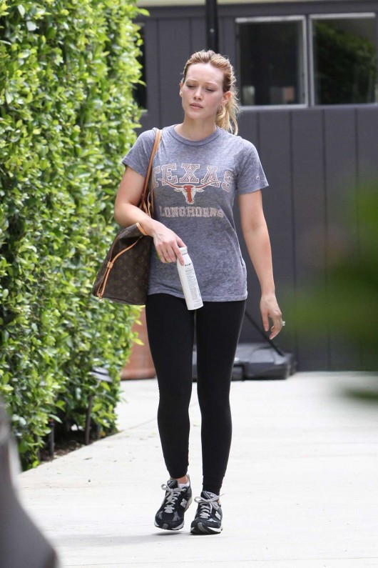 Hilary Duff Tight Spandex Candids in LA