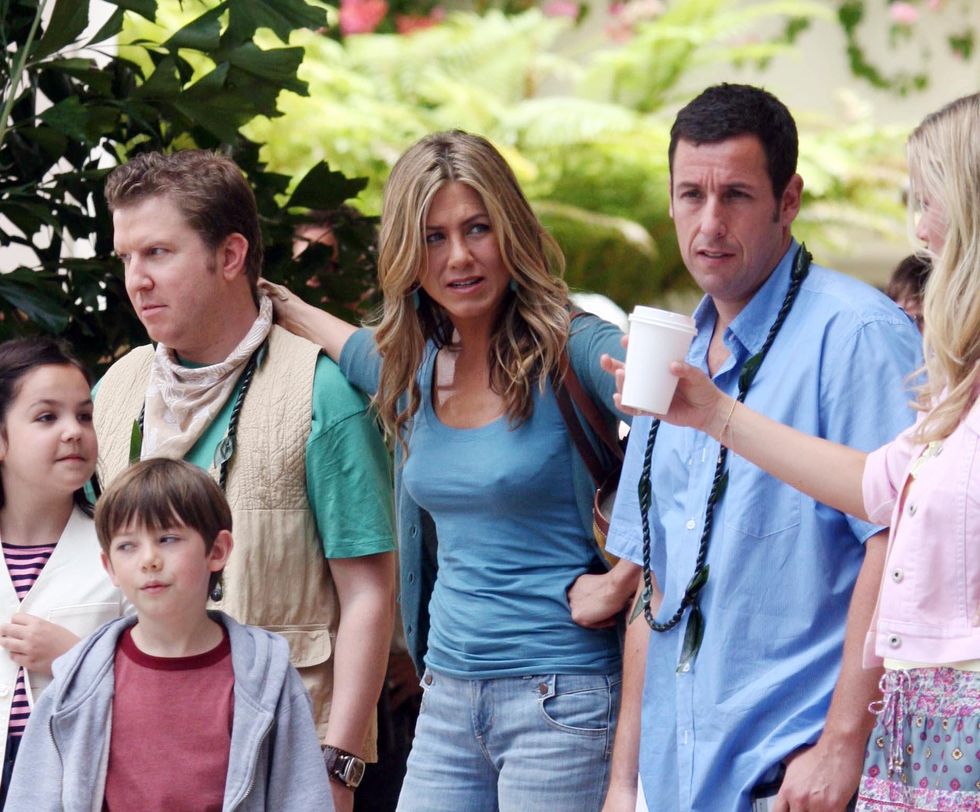 Jennifer Aniston On The Set Of Just Go With It In Hawaii