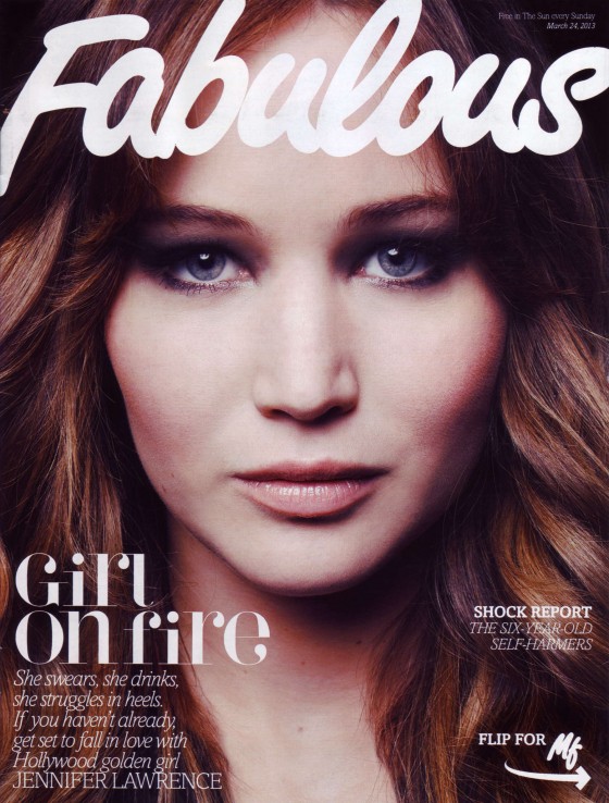 Jennifer Lawrence - Fabulous Magazine 2013 -01
