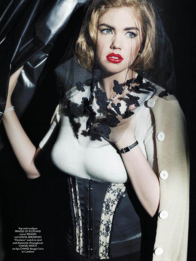 Kate Upton by Karl Lagerfeld for CR Fashion Book 2014 -06