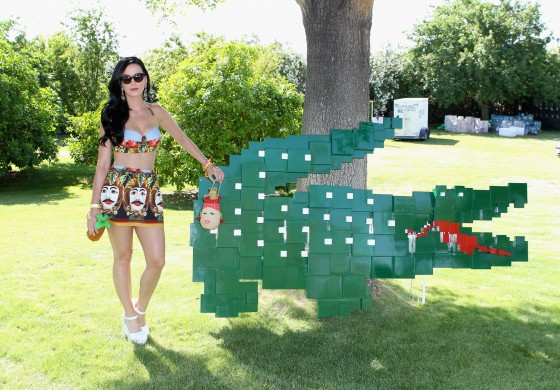 Katy Perry at Lacoste LiVE Pool Party at Coachella -06