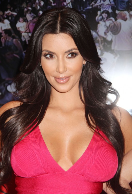 Kim Kardashian at Madame Tussauds And Her Wax Figure