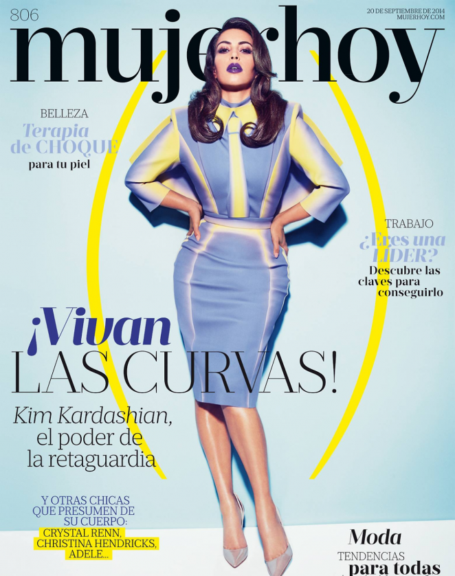 Kim Kardashian – Mujer Hoy Spain Magazine + Emily DiDonato – Vogue Spain  www.zeeaflamarab.yoo7.com Kim-Kardashian:-Mujer-Hoy-Spain-Cover-2014--01-662x838