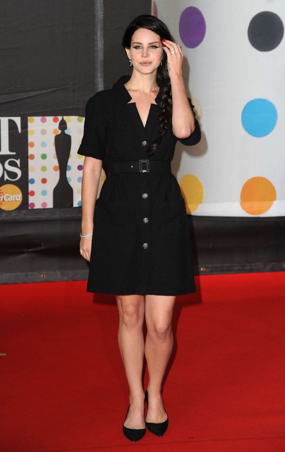 Lana Del Rey at Brit Awards 2013 -01