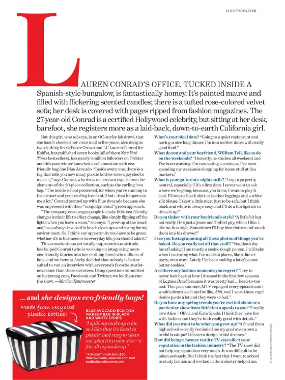 Lauren Conrad – Lucky Magazine (March 2013)-04