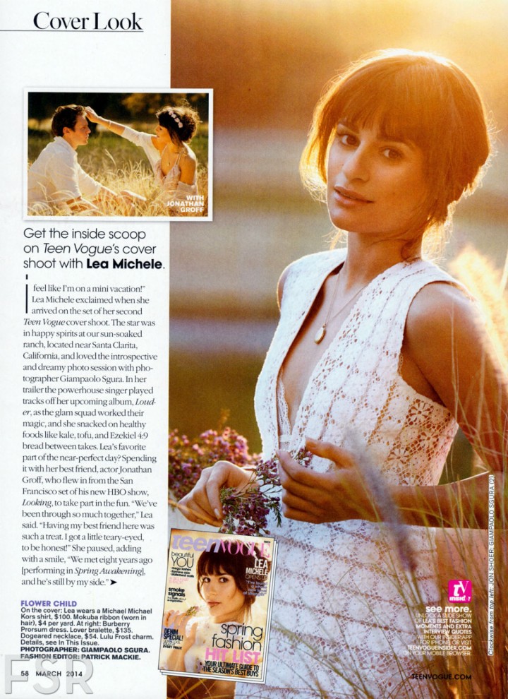 Lea Michele: Teen Vogue Magazine -02