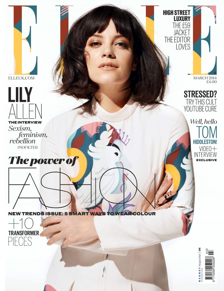 Lily Allen: Elle Magazine (UK March 2014) -02