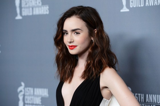 Lily Collins –  2013 Costume Designers Guild Awards -02