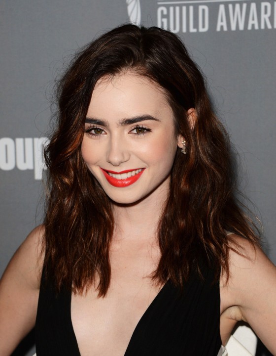 Lily Collins –  2013 Costume Designers Guild Awards -04