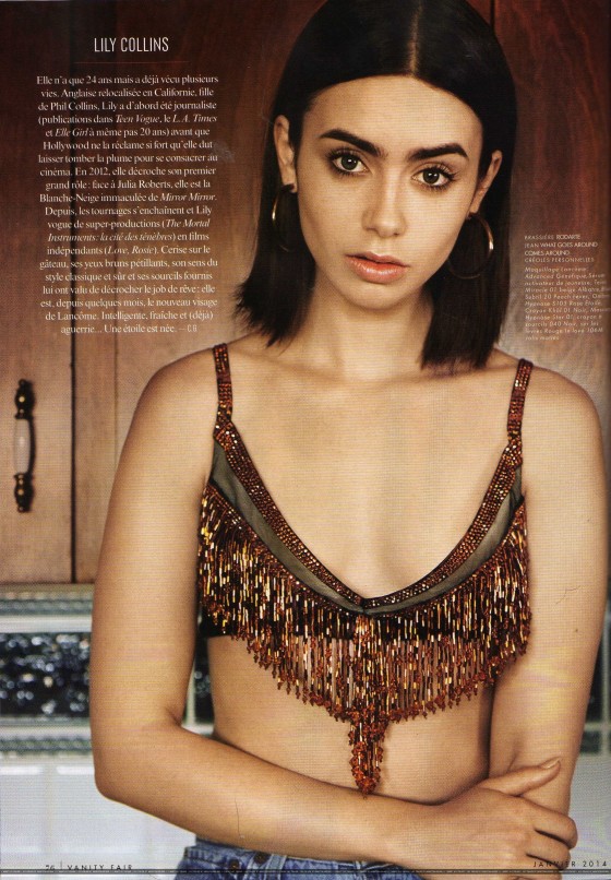 Lily Collins: Vanity Fair France -07