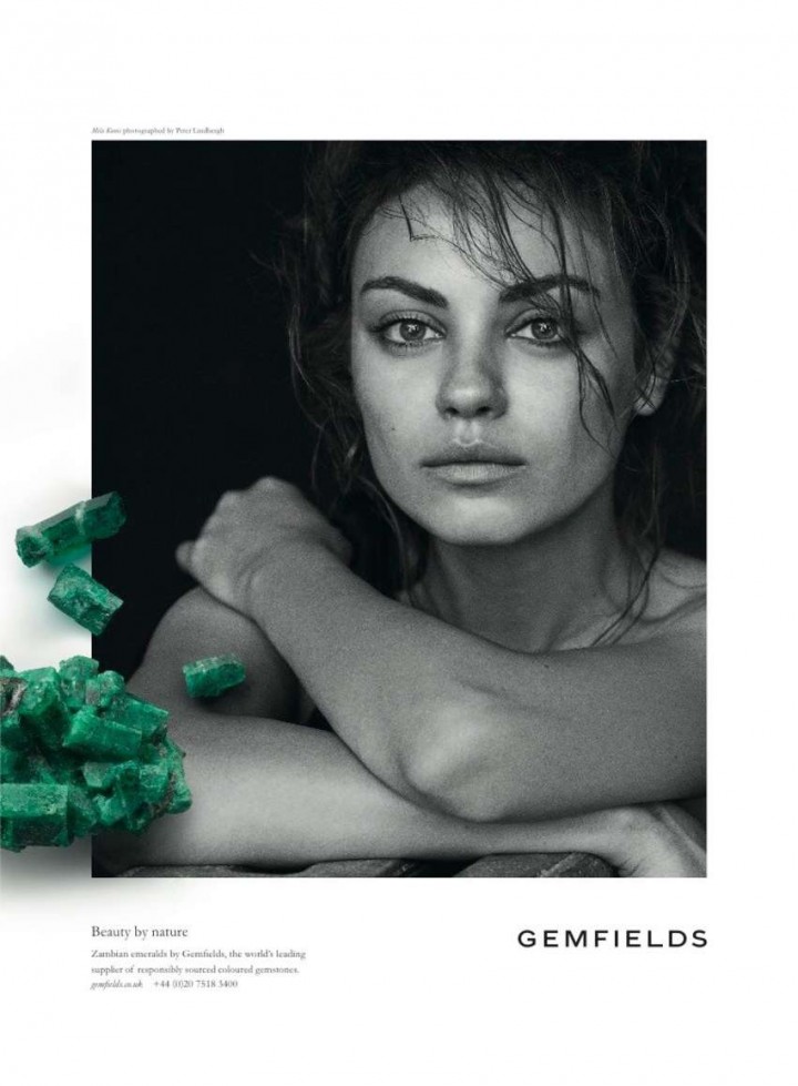 Mila Kunis: Gemfields 2014 Campaign -01