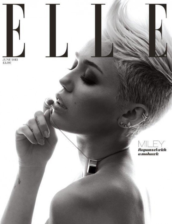 Miley Cyrus in Elle UK Magazine - June 2013 -02