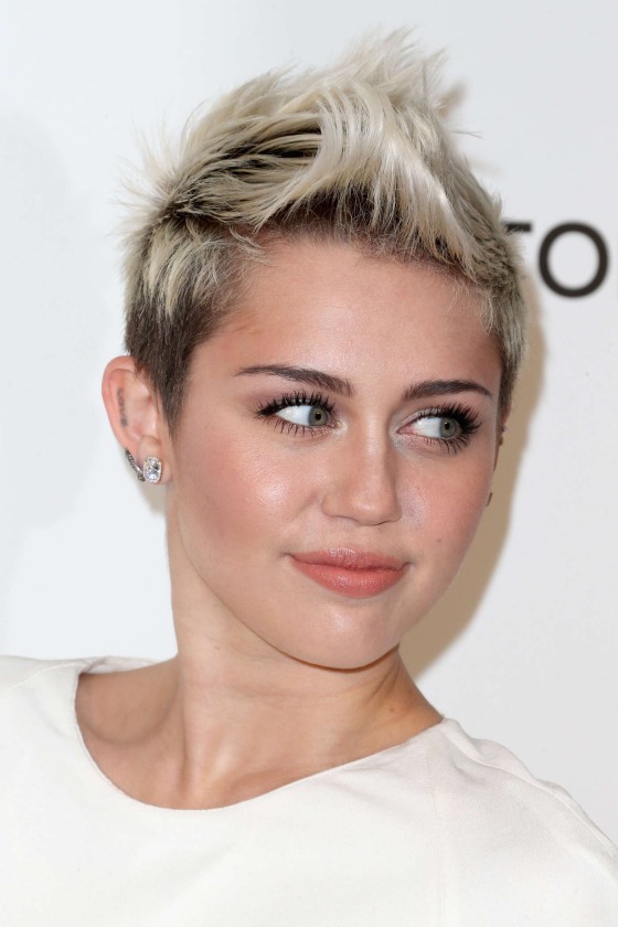 Miley Cyrus – 2013 Elton John AIDS Foundation Academy Awards Party -11