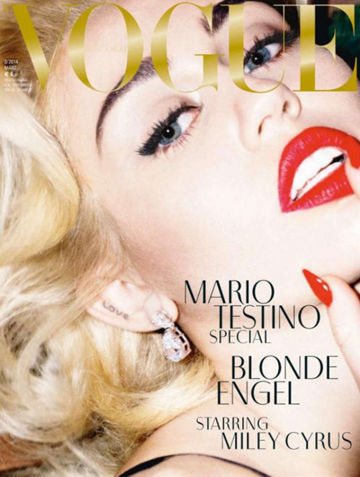 Miley Cyrus: Vogue Germany Cover -01