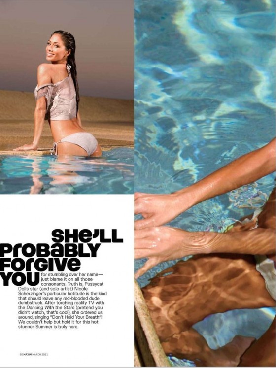 Nicole Scherzinger Maxim Magazine India March 2011 