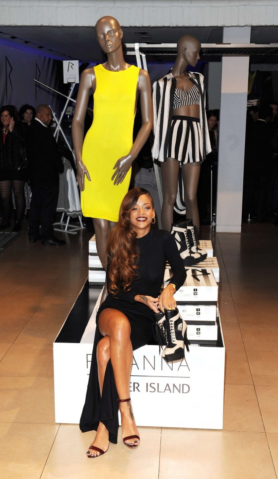 Rihanna – River Island 2013 Collection Launch -23