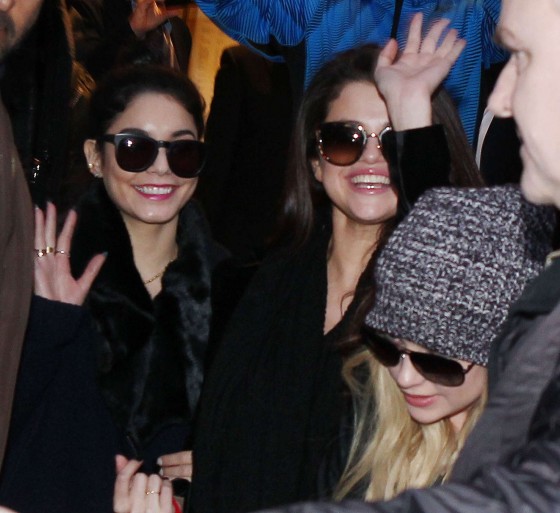 Selena Gomez with Vanessa Hudgens and Ashley Benson – Shopping Candids in Paris -02