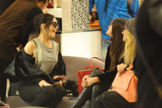 Selena Gomez with Vanessa Hudgens and Ashley Benson – Shopping Candids in Paris -18
