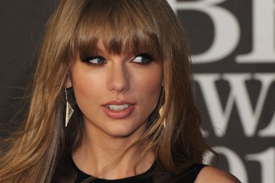 Taylor Swift attends the Brit Awards at 02 Arena in London -08