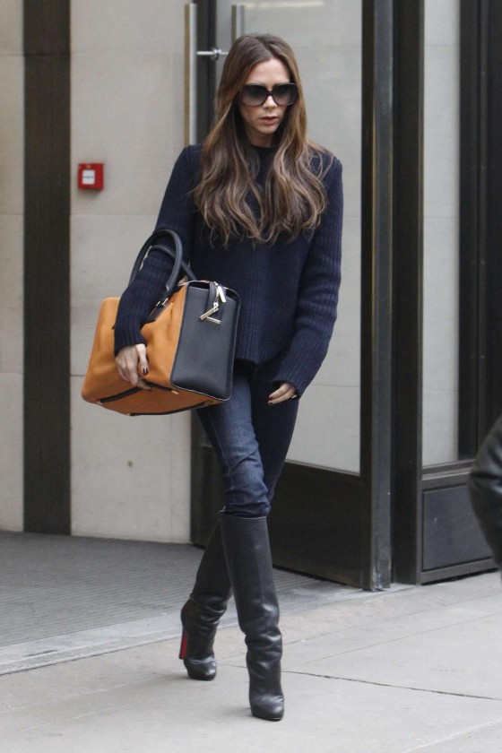 Victoria Beckham – In Jeans and Boots-03