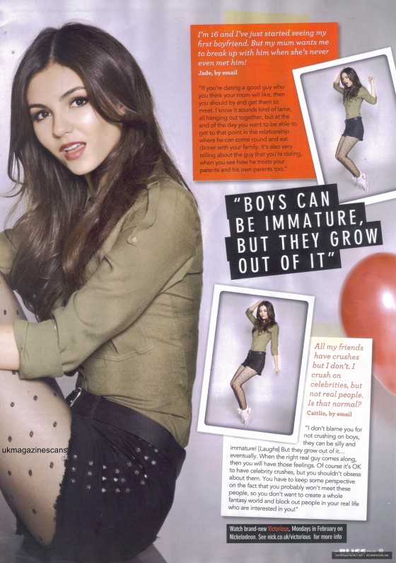 Victoria Justice in Bliss UK Magazine -01
