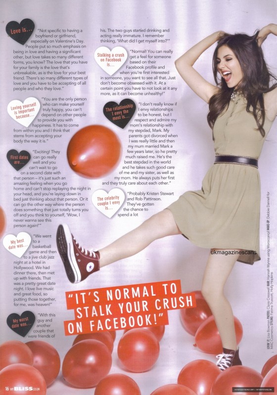 Victoria Justice in Bliss UK Magazine -05