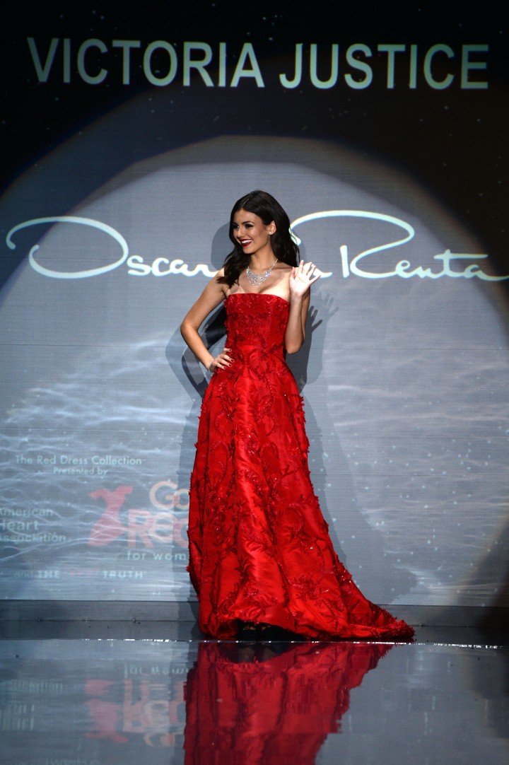 Victoria Justice: 2014 Red Dress Fashion Show -01