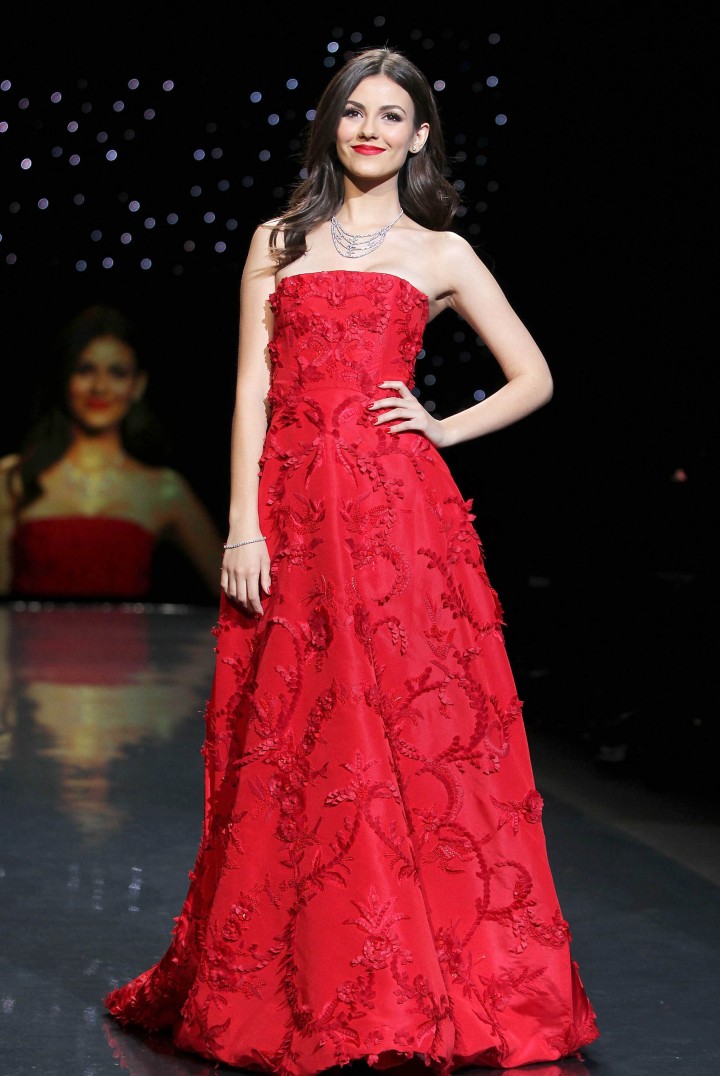 Victoria Justice: 2014 Red Dress Fashion Show -08