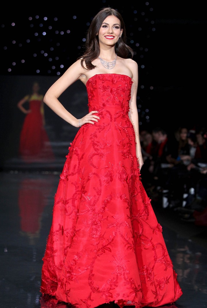 Victoria Justice: 2014 Red Dress Fashion Show -15