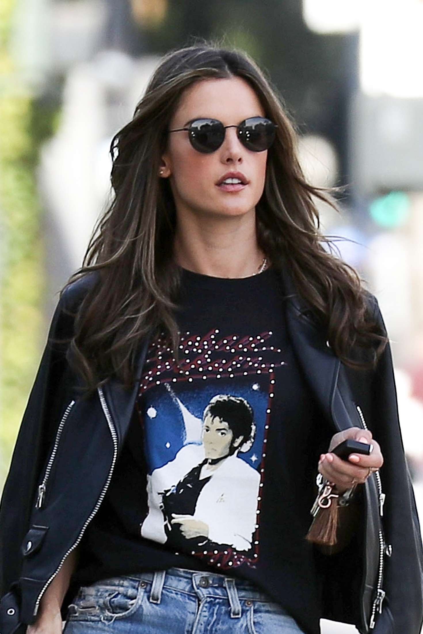 Alessandra Ambrosio â€“ Leaving her hotel in Los Angeles