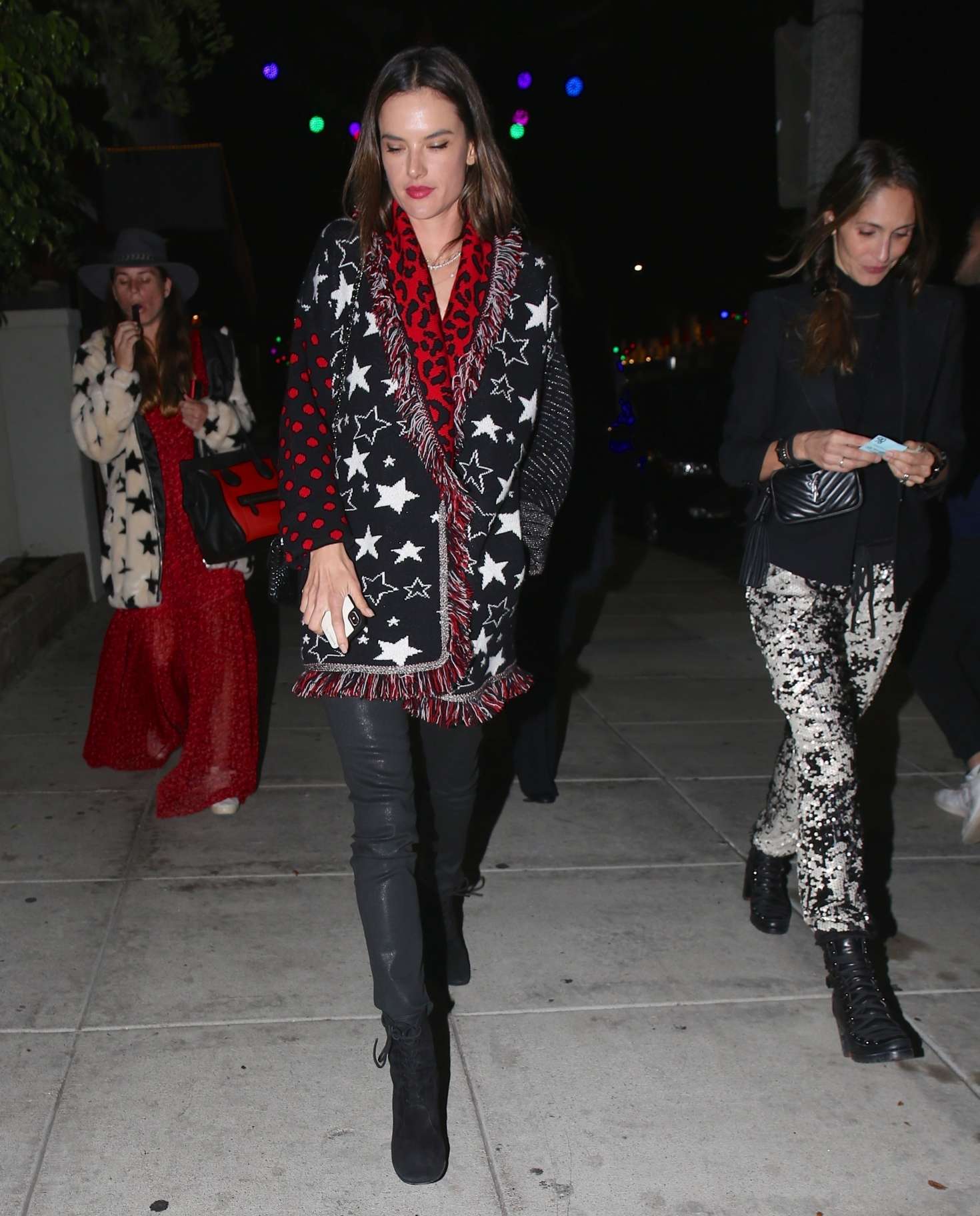 Alessandra Ambrosio â€“ Night out at Matsuhisa in Beverly Hills