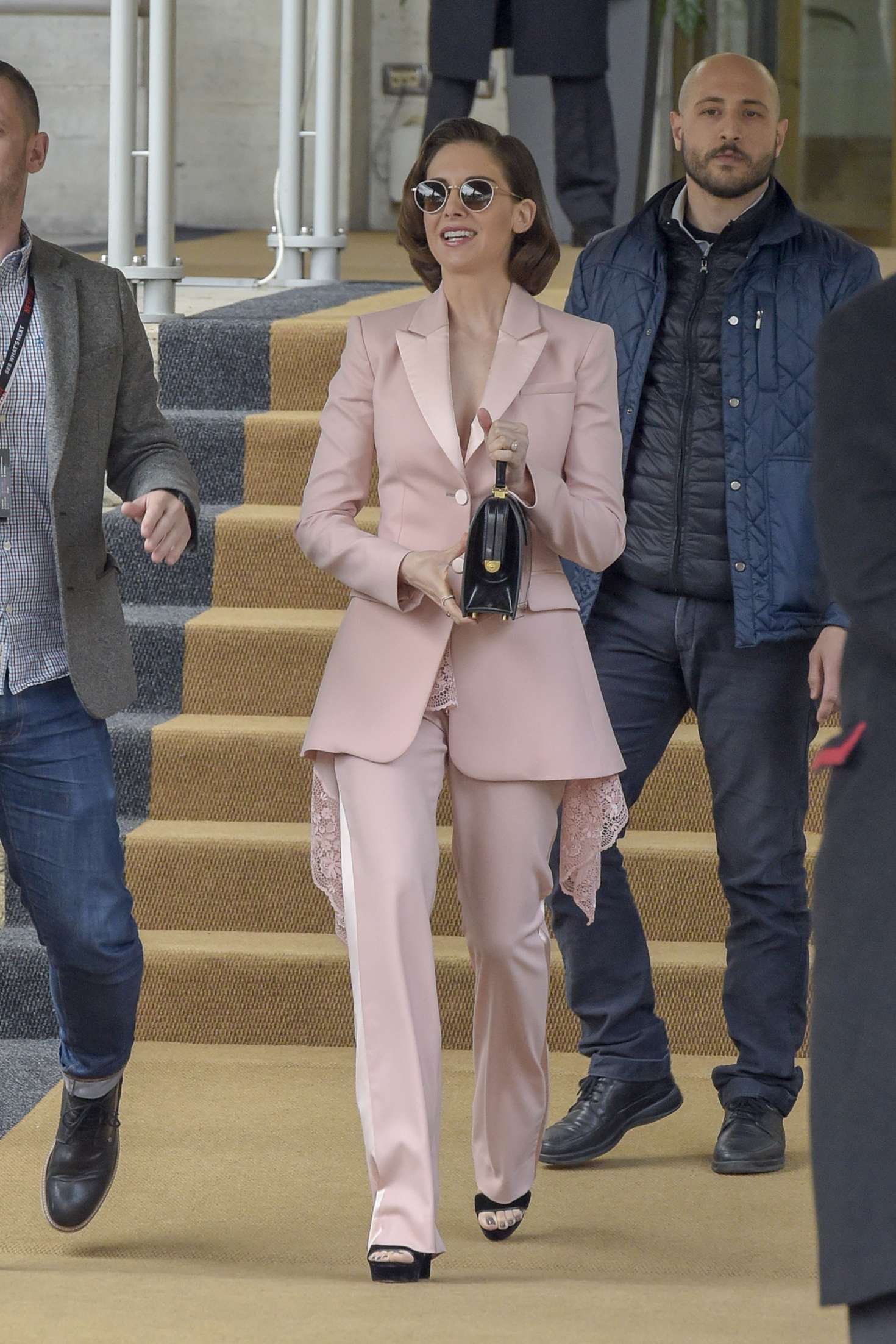 Alison Brie â€“ Leaving her hotel in Rome