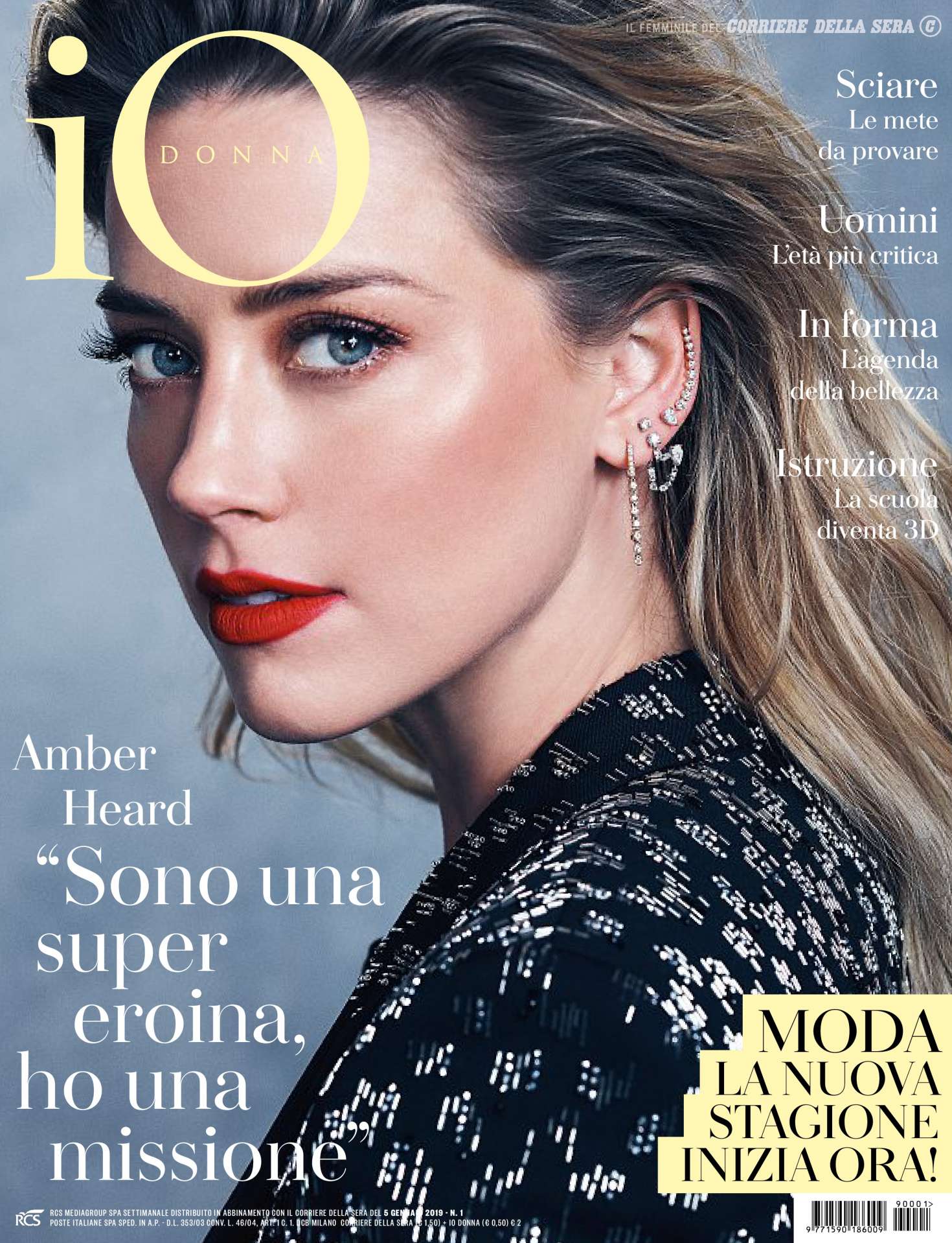 Amber Heard â€“ Io Donna del Corriere della Sera (January 2019)