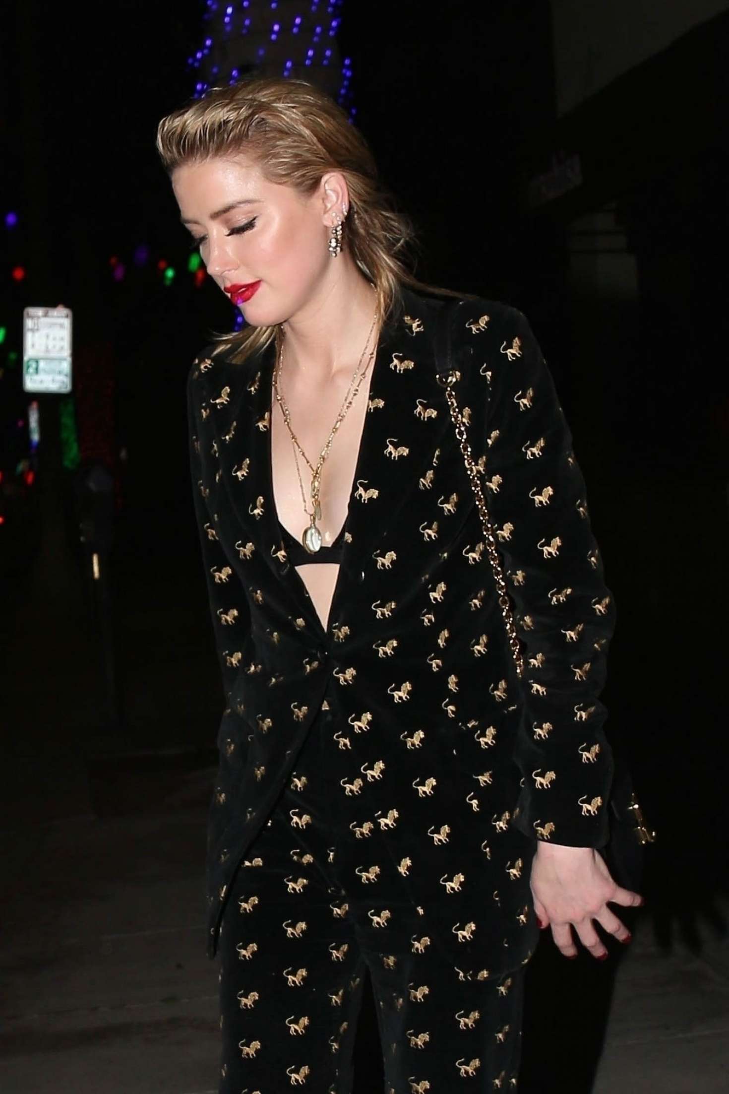 Amber Heard â€“ Night out in Beverly Hills