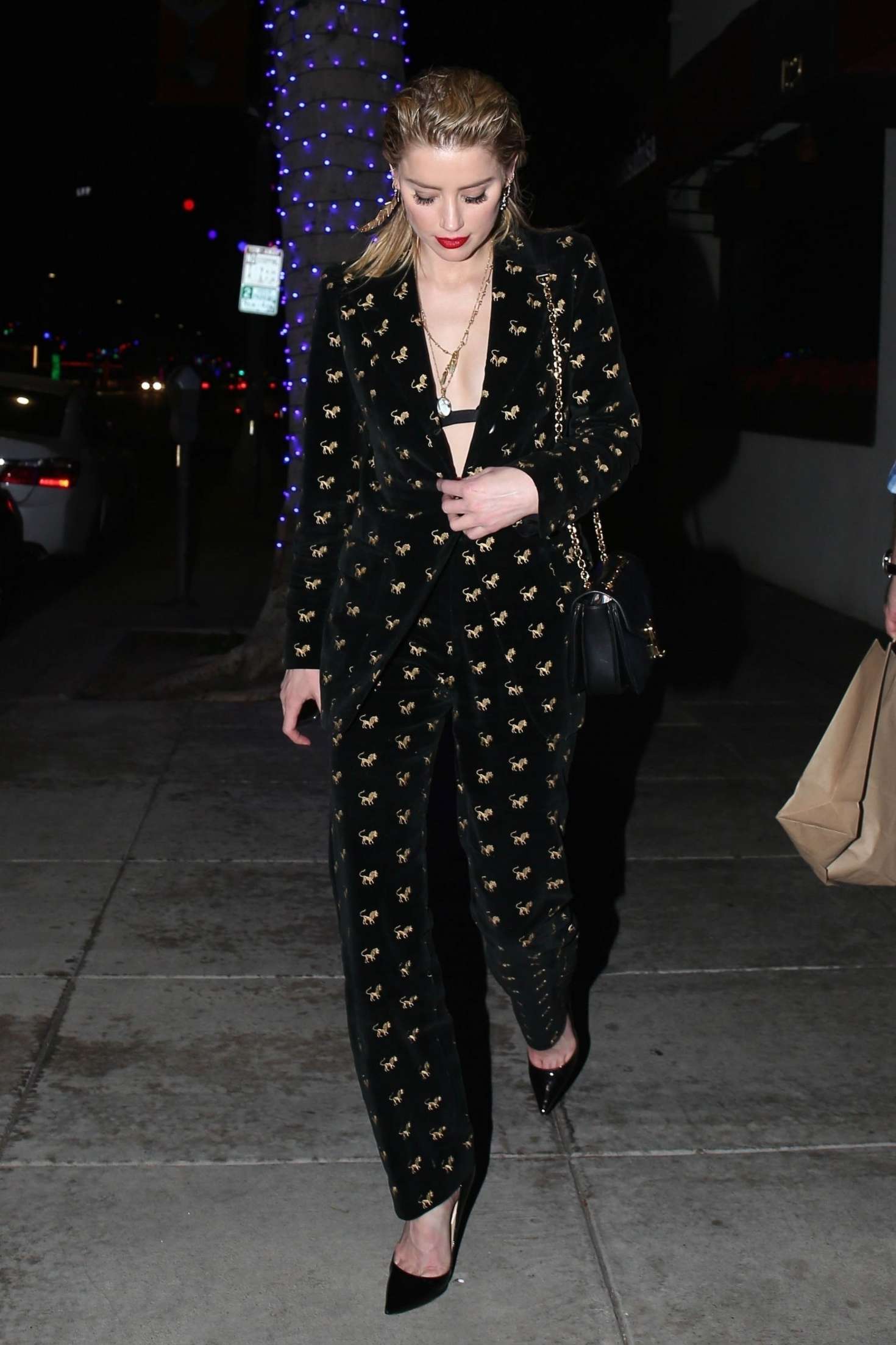 Amber Heard â€“ Night out in Beverly Hills