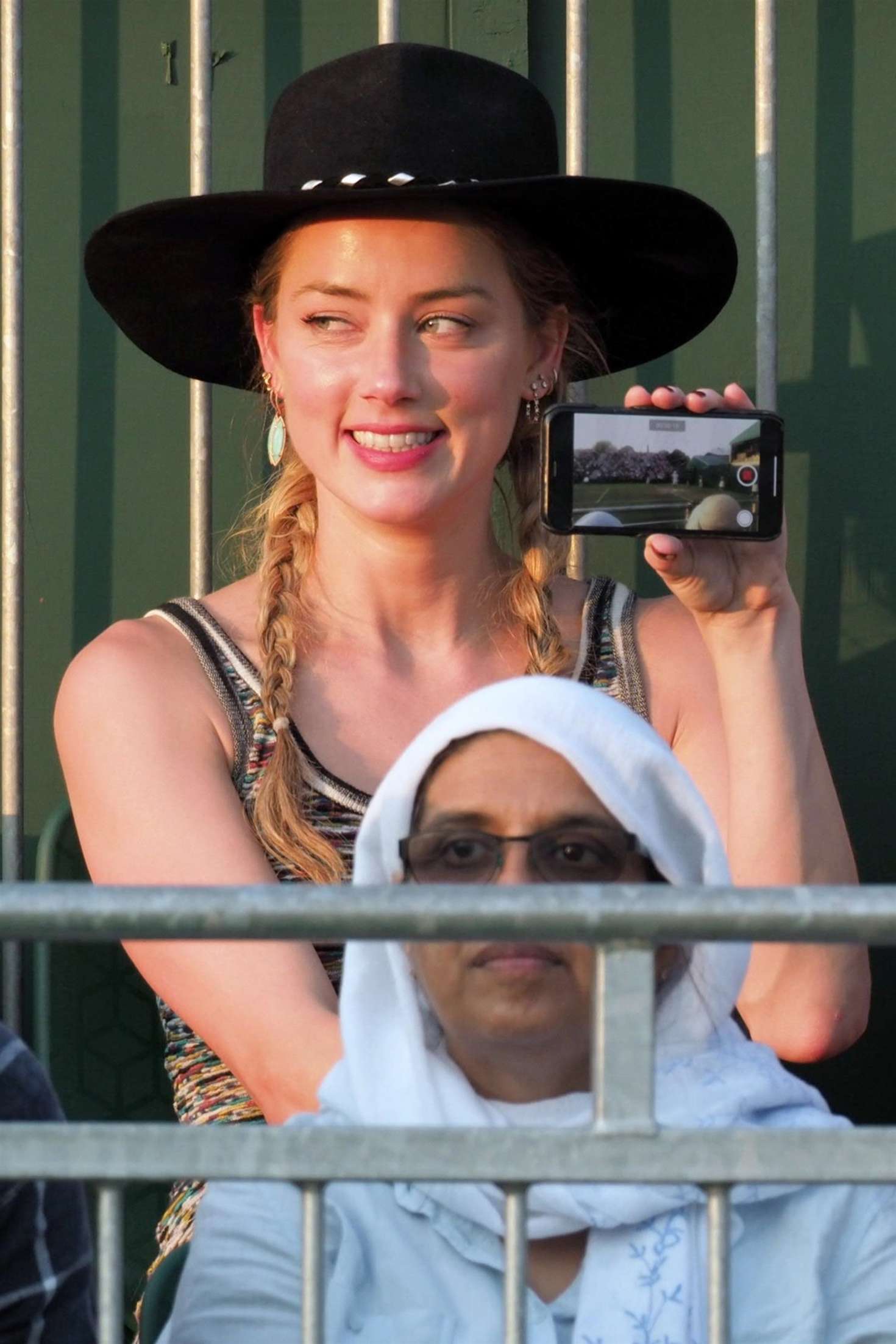 Amber Heard â€“ Wimbledon Championship Tennis 2018 in London