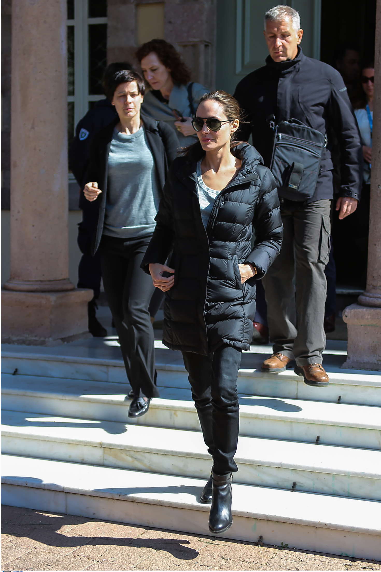 Angelina Jolie visited the island of Lesbos