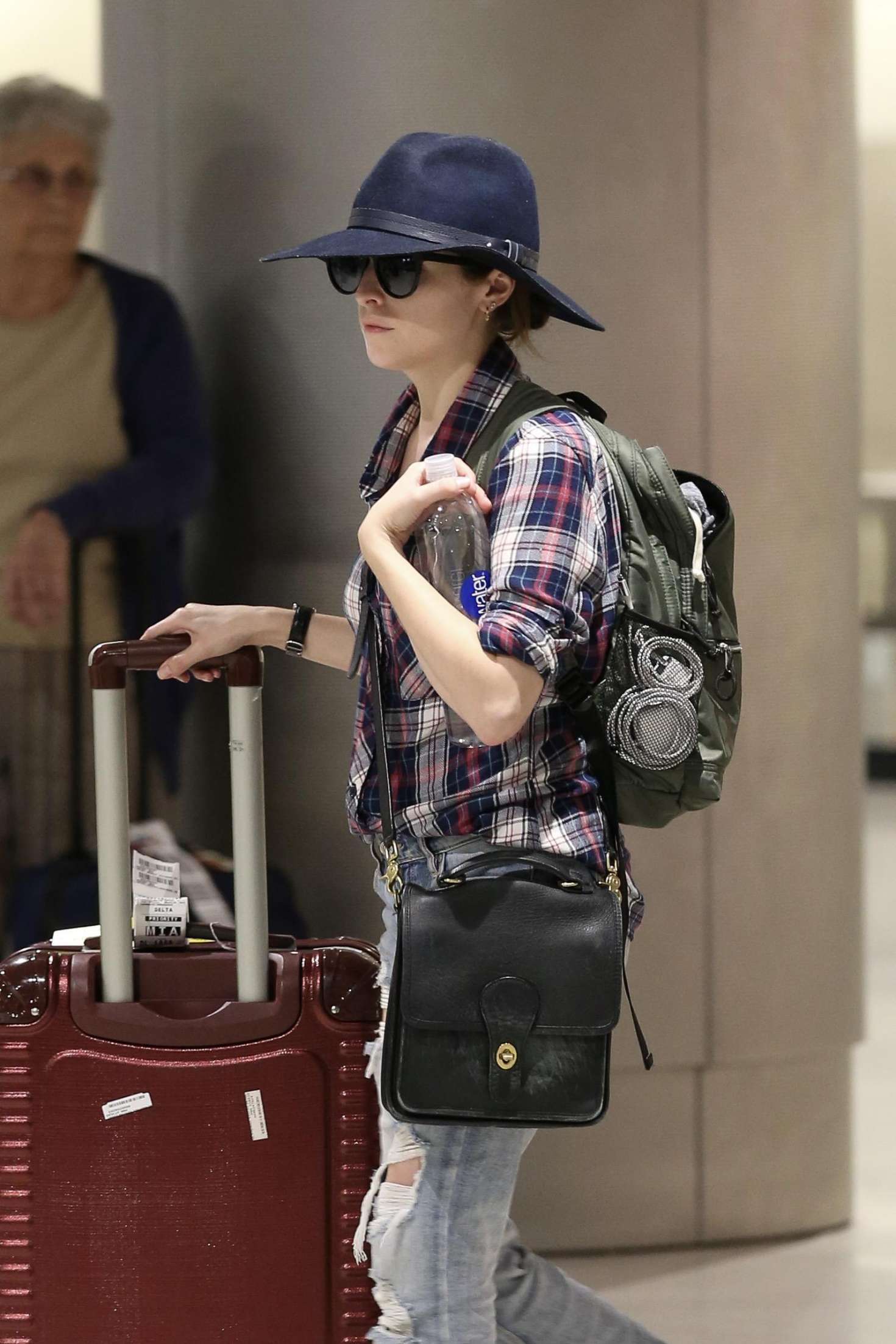 Anna Kendrick â€“ Arrives at Airport in Miami