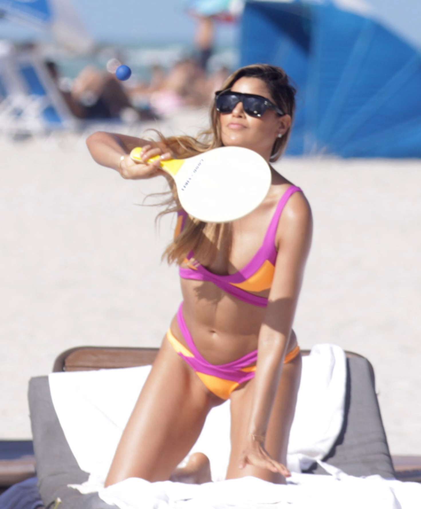 Ariadna Gutierrez in Bikini on the beach in Miami