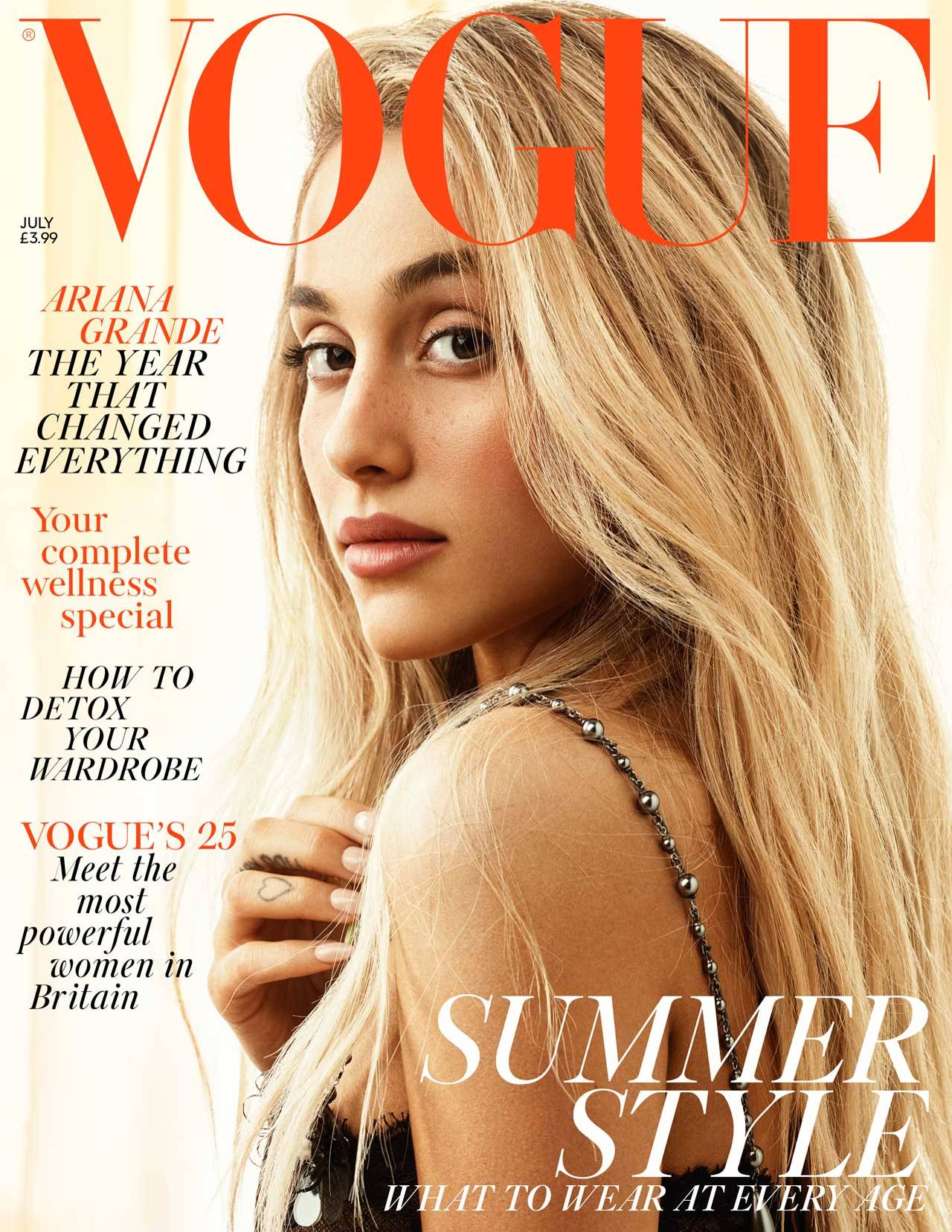 Ariana Grande â€“ Vogue UK Magazine 2018